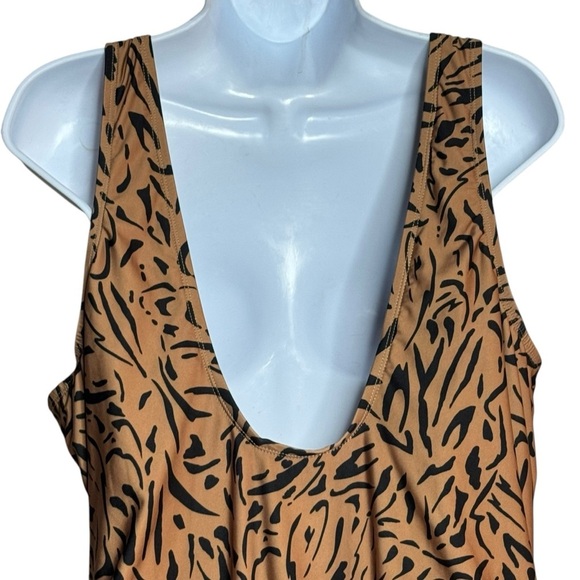 Modcloth The Bonita One-Piece cheetah Swimsuit woman’s SZ. 3X - Picture 11 of 16